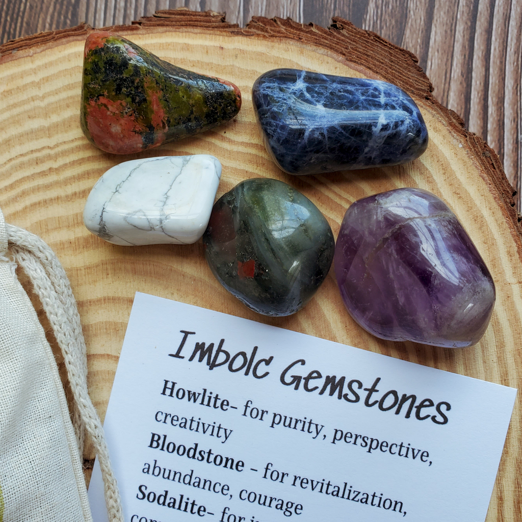 Imbolc Gemstone Set – Renewal Crystal Collection for Clarity, Inspiration & New Beginnings