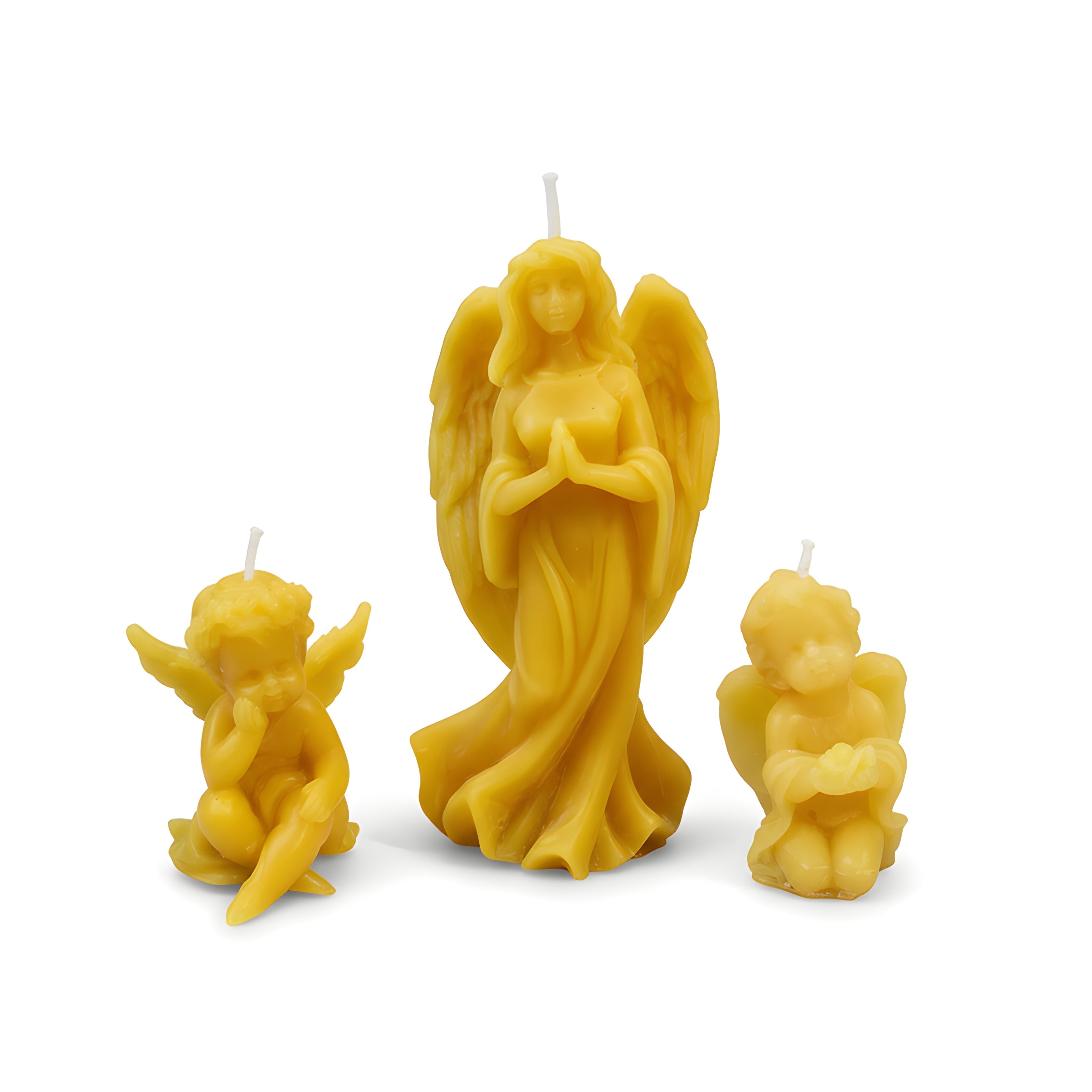 Angel Beeswax Candle Set