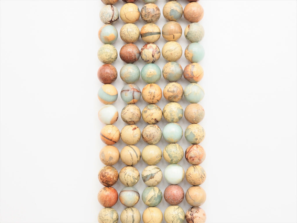 Quality Natural Serpentine Round Smooth Beads, 4mm/8mm/10mm/12mm African Opal beads, Gemstone Beads, 15.5inch strand, SKU#U312