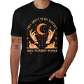 Witch Halloween They Didnt Burn Witches They Burned Women  Ribbed Collar T-Shirt