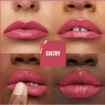 Maybelline Super Stay Vinyl Ink Lipstick: Sultry 160 - Long Lasting, High Shine, Non-Transfer, Glossy Liquid Color