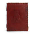 Premium Leather Diary | Handmade Leather Journal & Personal Organizer, Travel Notebook with Buddha Embossed Cover, Vintage Writing Diary for Men & Women, Refillable Rustic Notebook