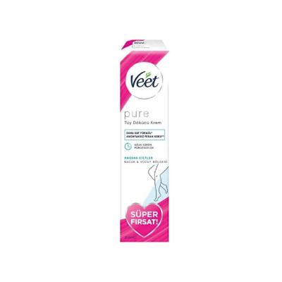 Veet Pure Hair Removal Cream 200ml: Painless, Sensitive Skin Formula for Body & Legs