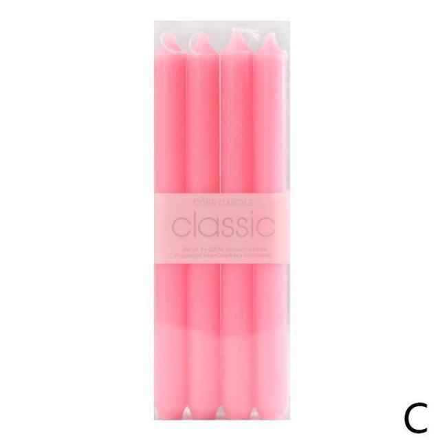 4pcs Home Candlestick Candles Colorful Spell Candles Pure Beeswax Handmade Taper Candles Smokeless Dripless Wax Candles Beeswax Candle for Home Gift Ideas Magic Decorative Aromatic Candles Fulfilled Decor Party Beeswax Candle