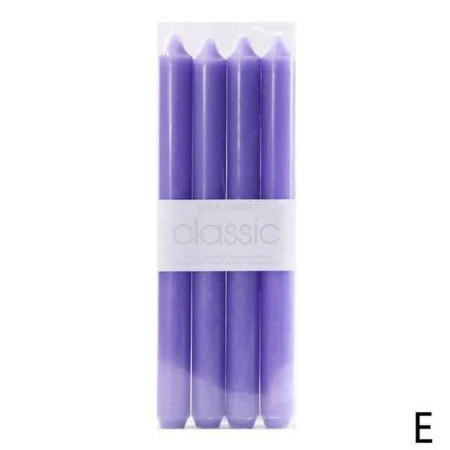 4pcs Home Candlestick Candles Colorful Spell Candles Pure Beeswax Handmade Taper Candles Smokeless Dripless Wax Candles Beeswax Candle for Home Gift Ideas Magic Decorative Aromatic Candles Fulfilled Decor Party Beeswax Candle