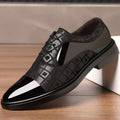 Men's Casual British-Style Korean-Style Pointed-Toe Leather Shoes