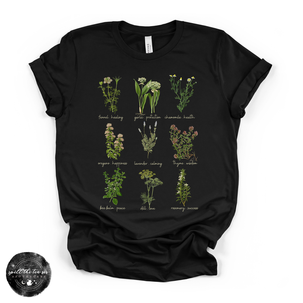 Kitchen Witch Tee (WHITE DESIGN)| Witchy Kitchen Graphic T-Shirt