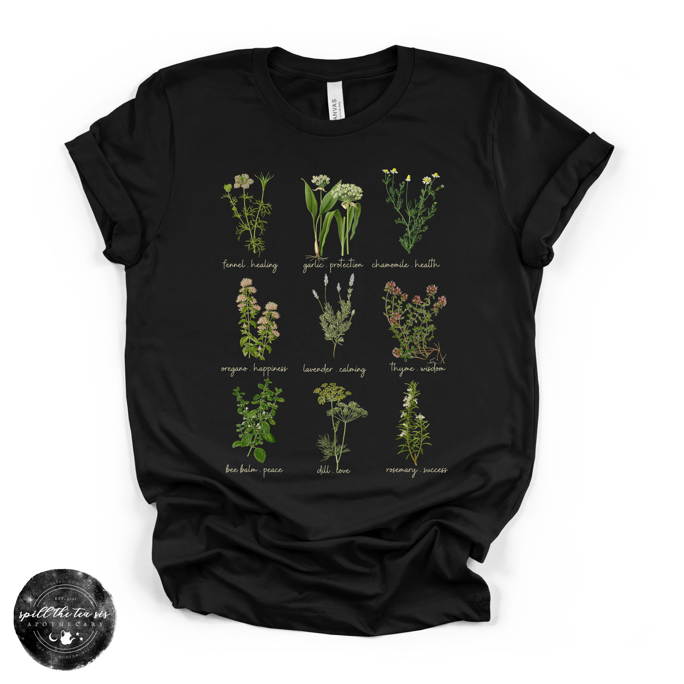 Kitchen Witch Tee (WHITE DESIGN)| Witchy Kitchen Graphic T-Shirt