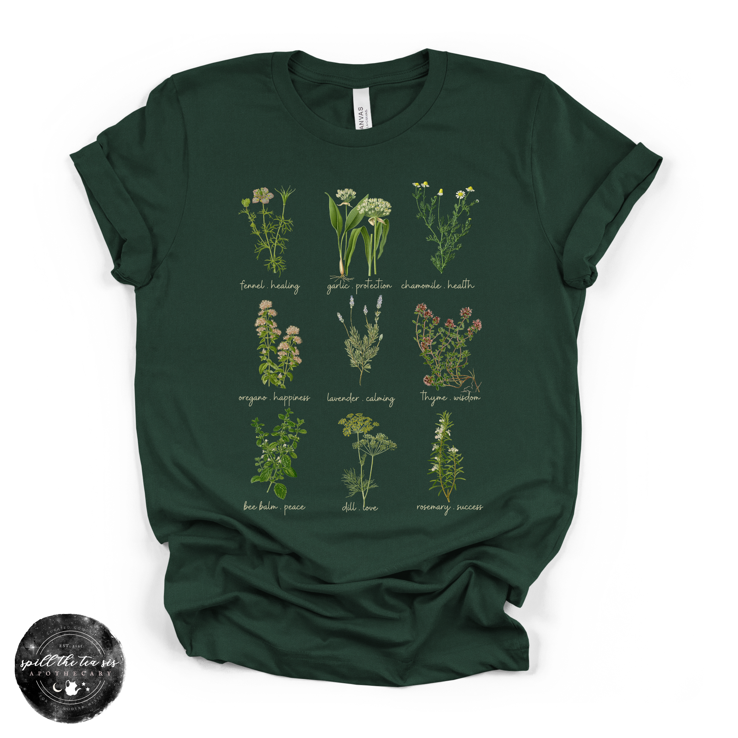 Kitchen Witch Tee (WHITE DESIGN)| Witchy Kitchen Graphic T-Shirt
