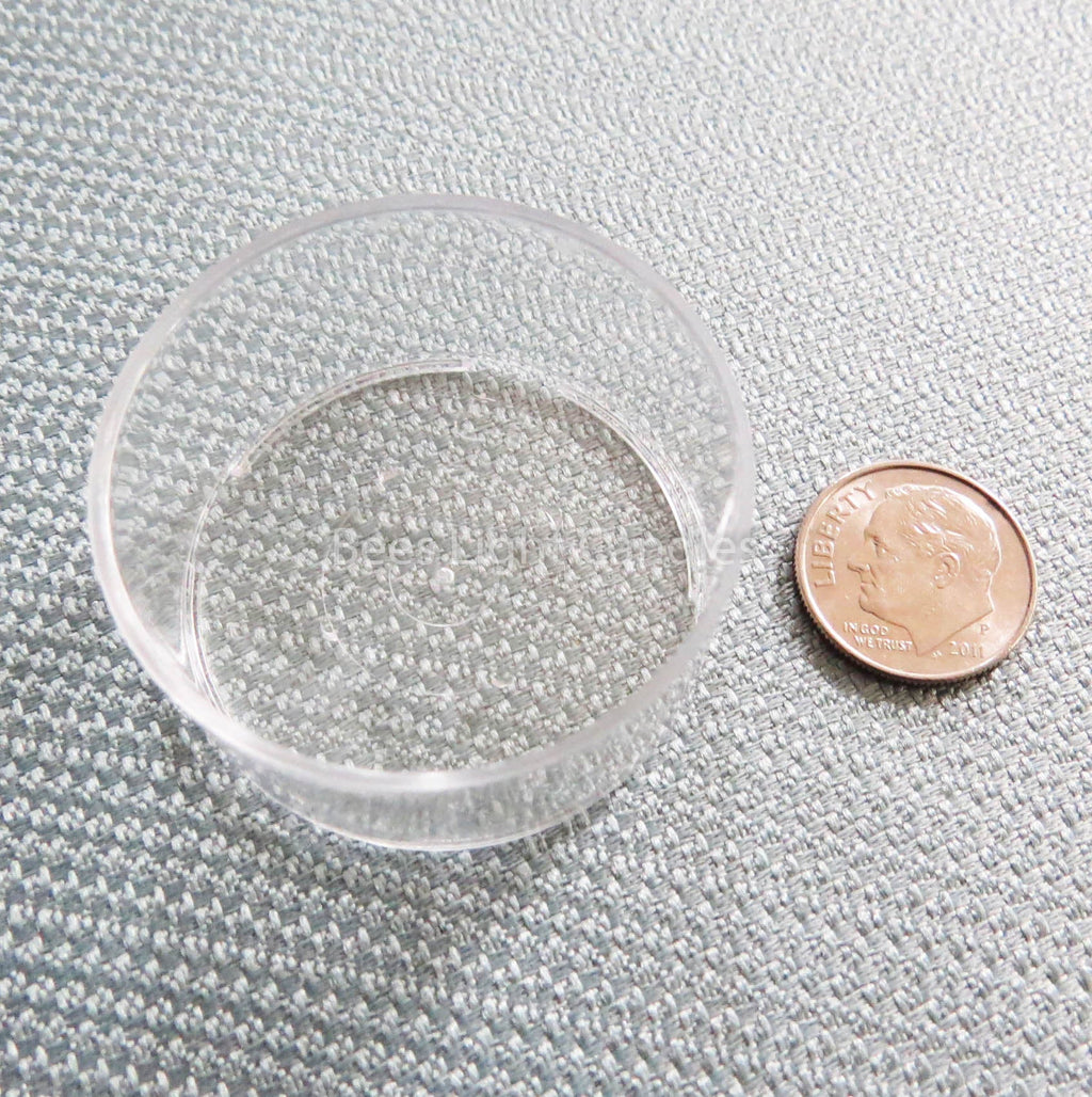 75 Clear Polycarbonate Tealight Cups