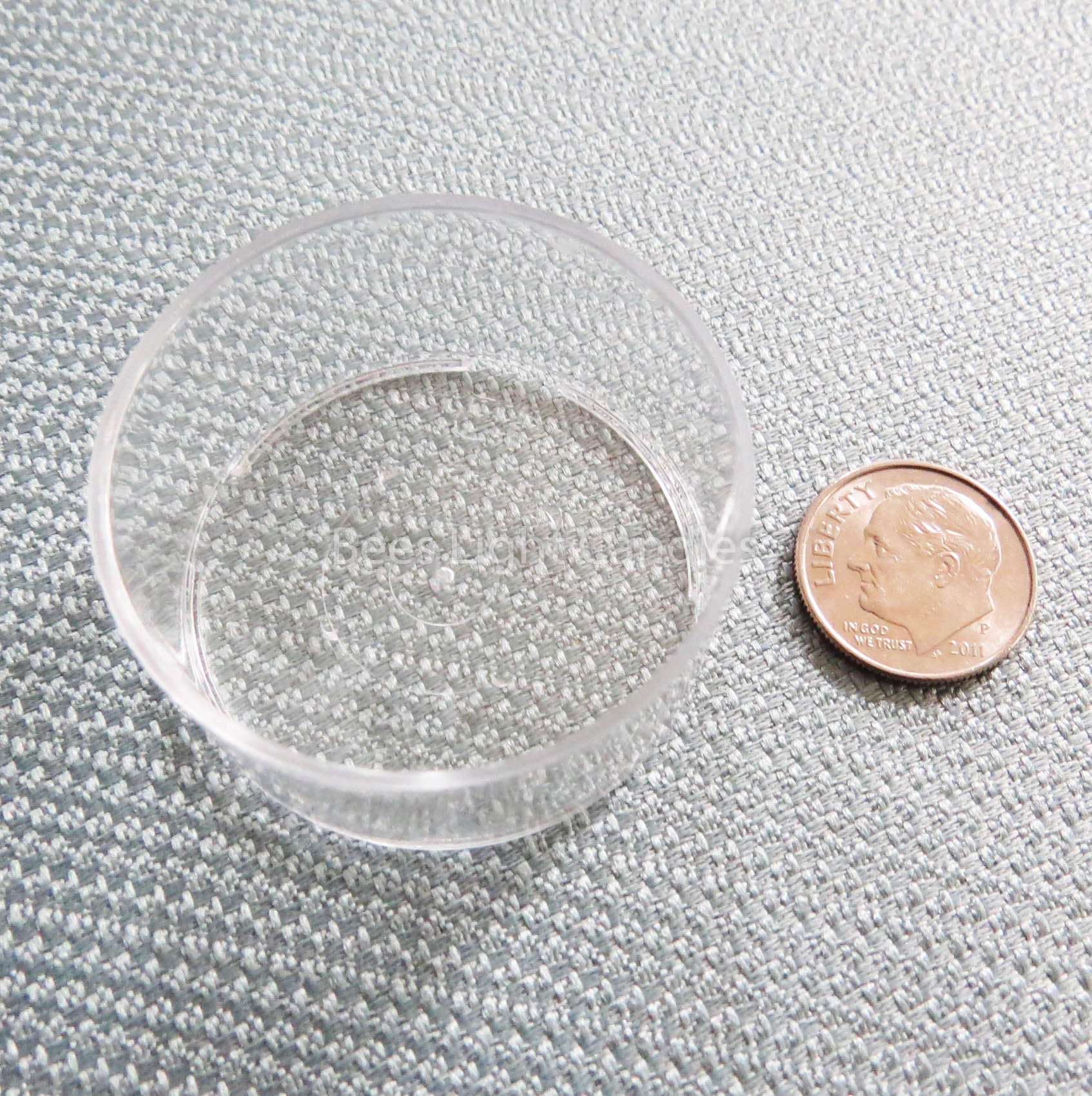 75 Clear Polycarbonate Tealight Cups