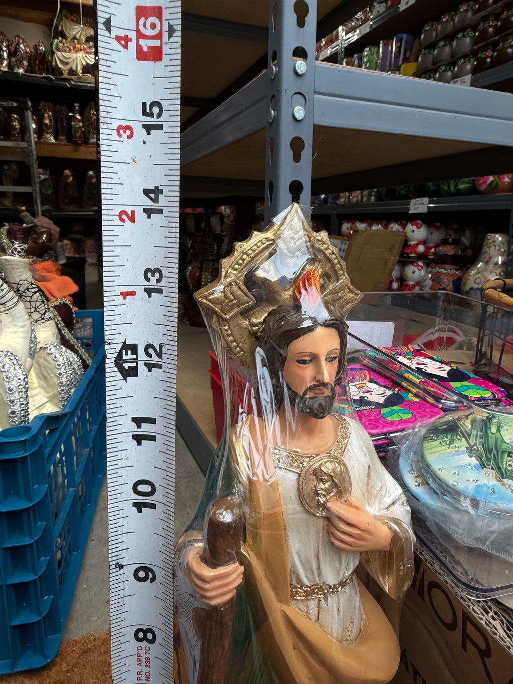 San Judas 14in Decor Statue