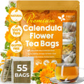Calendula Tea Bags, 100% Natural and Pure Calendula Flowers, Eco-conscious Tea Bags. Calendula Flower Herbal Tea. No Sugar, No Caffeine, No Gluten, Vegan.