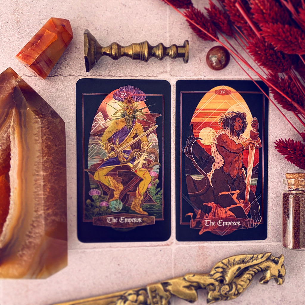 **NEW** Children of Ostara tarot card deck & book set- LIMITED GOLD EDITION