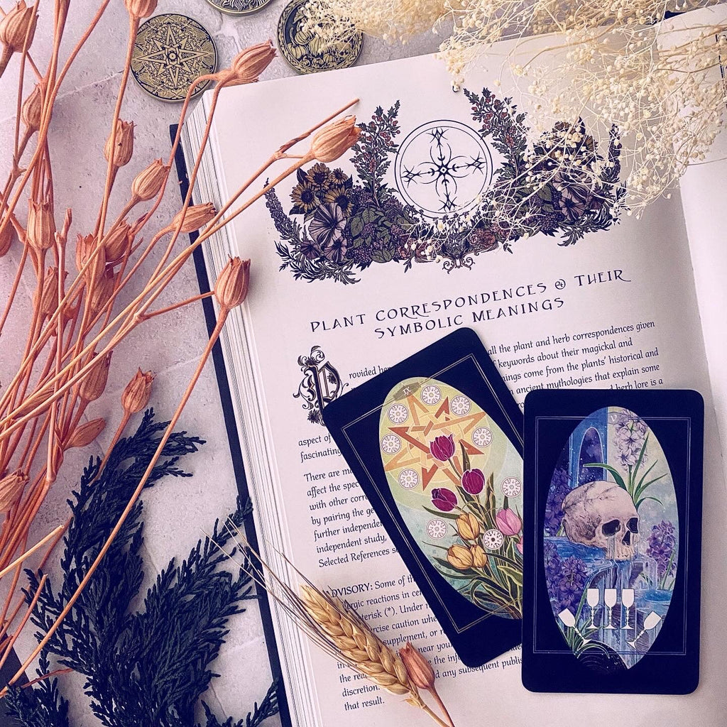 **NEW** Children of Ostara tarot card deck & book set- LIMITED GOLD EDITION