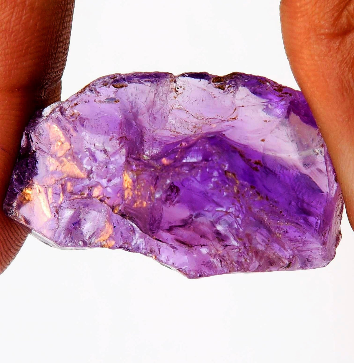 Amethyst Loose Crystal Rough Facet Gem Brazilian 35mm Raw