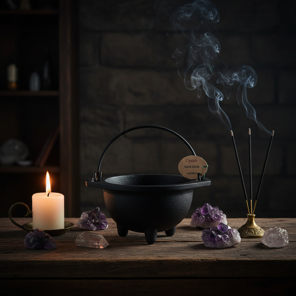 Crystalo - Cast Iron Cauldron - BSW-76
