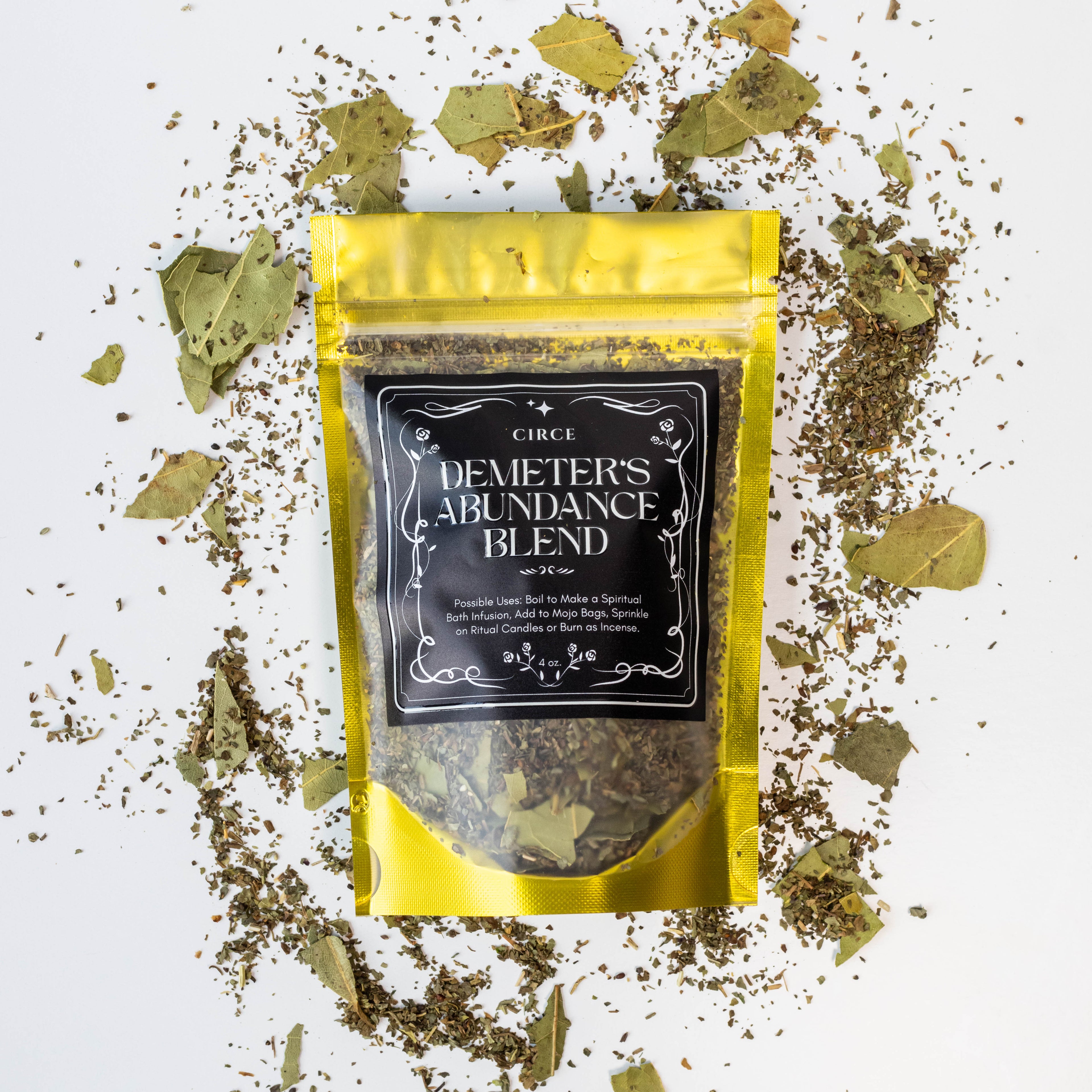 Herbal Ritual Blend – Four Intention Herbs for Cleansing, Love & Prosperity