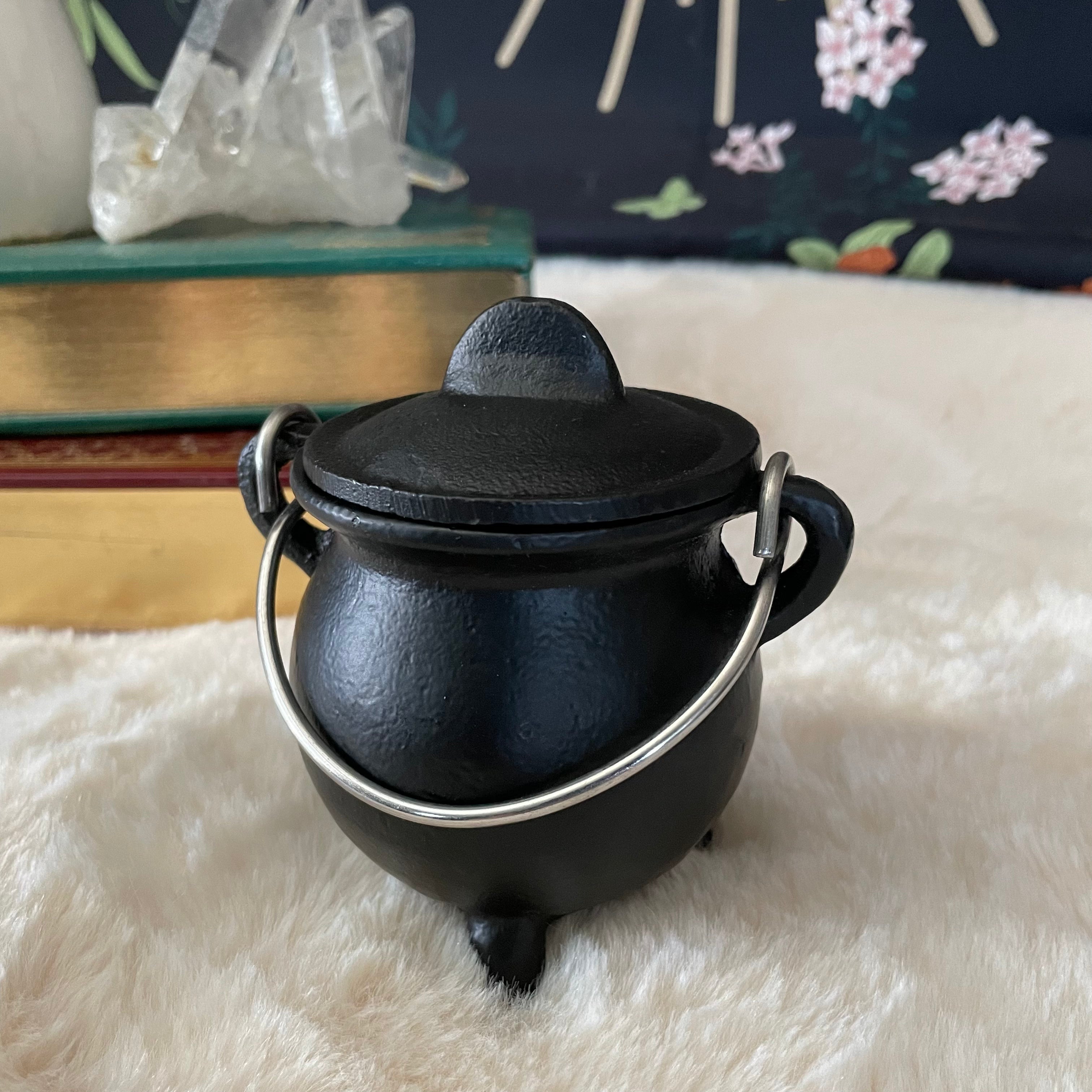Cast Iron Cauldron with Lid