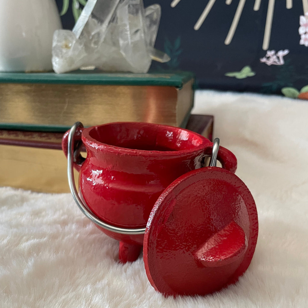 Cast Iron Cauldron with Lid