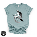 Flying Witch Tee | Witchy Graphic T-Shirt