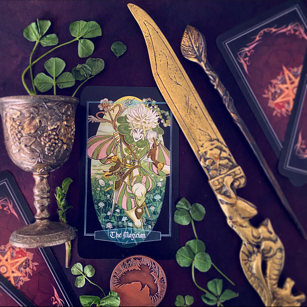 **NEW** Children of Ostara tarot card deck & book set- LIMITED GOLD EDITION