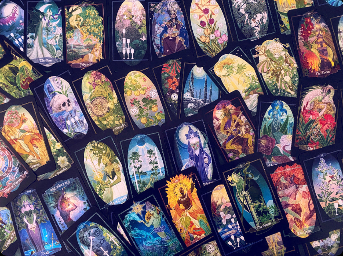 **NEW** Children of Ostara tarot card deck & book set- LIMITED GOLD EDITION