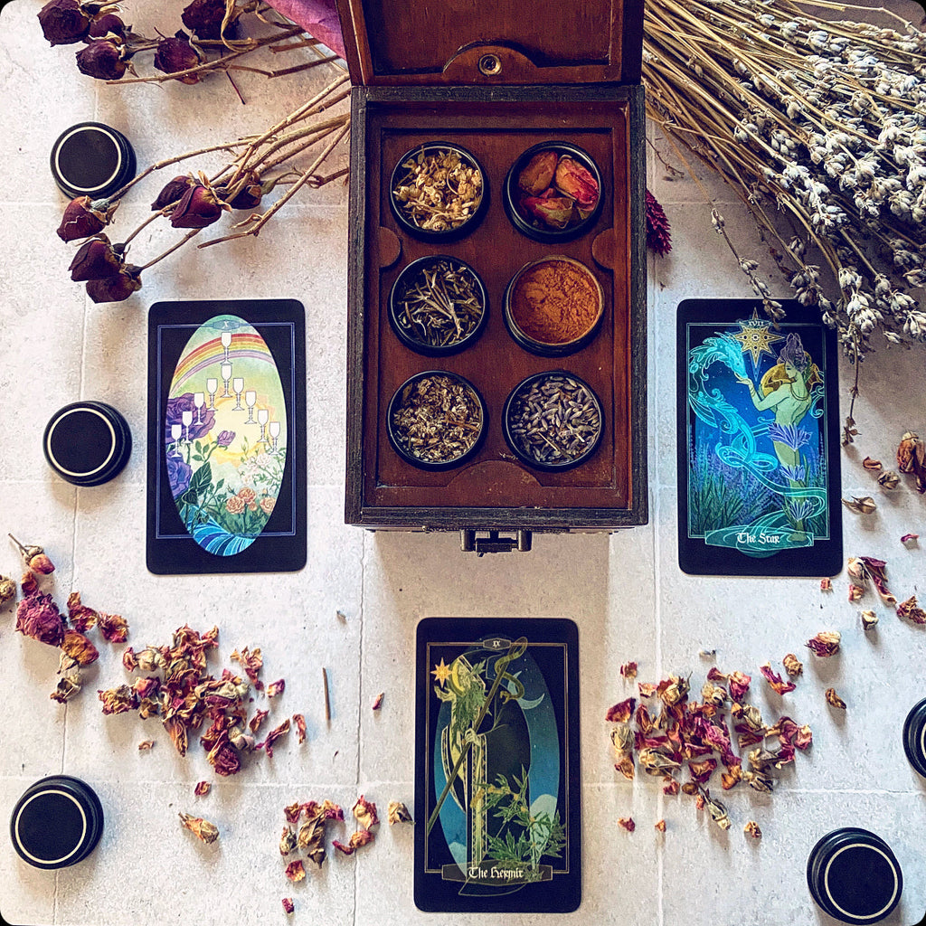 **NEW** Children of Ostara tarot card deck & book set- LIMITED GOLD EDITION