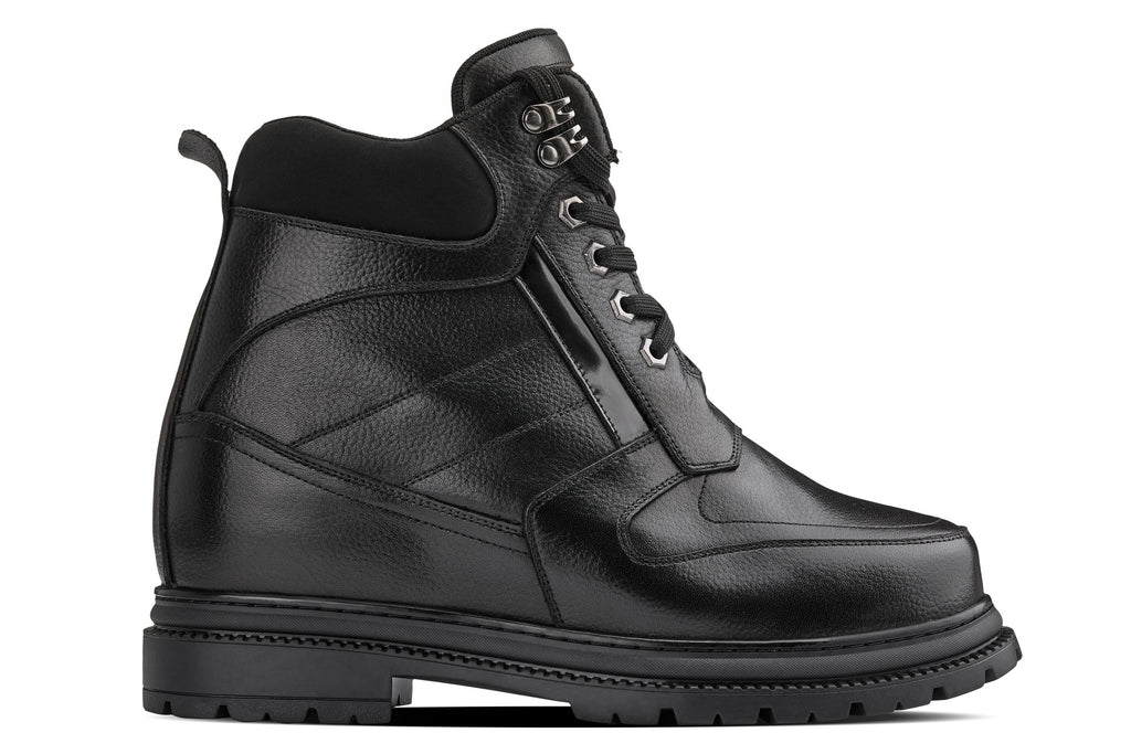 CALDEN Black 5.2" Taller Men's Elevator Boots K881805