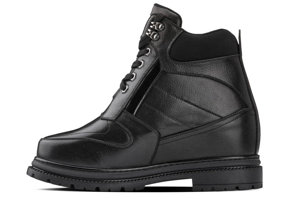 CALDEN Black 5.2" Taller Men's Elevator Boots K881805