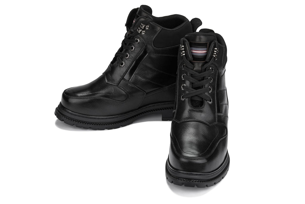 CALDEN Black 5.2" Taller Men's Elevator Boots K881805