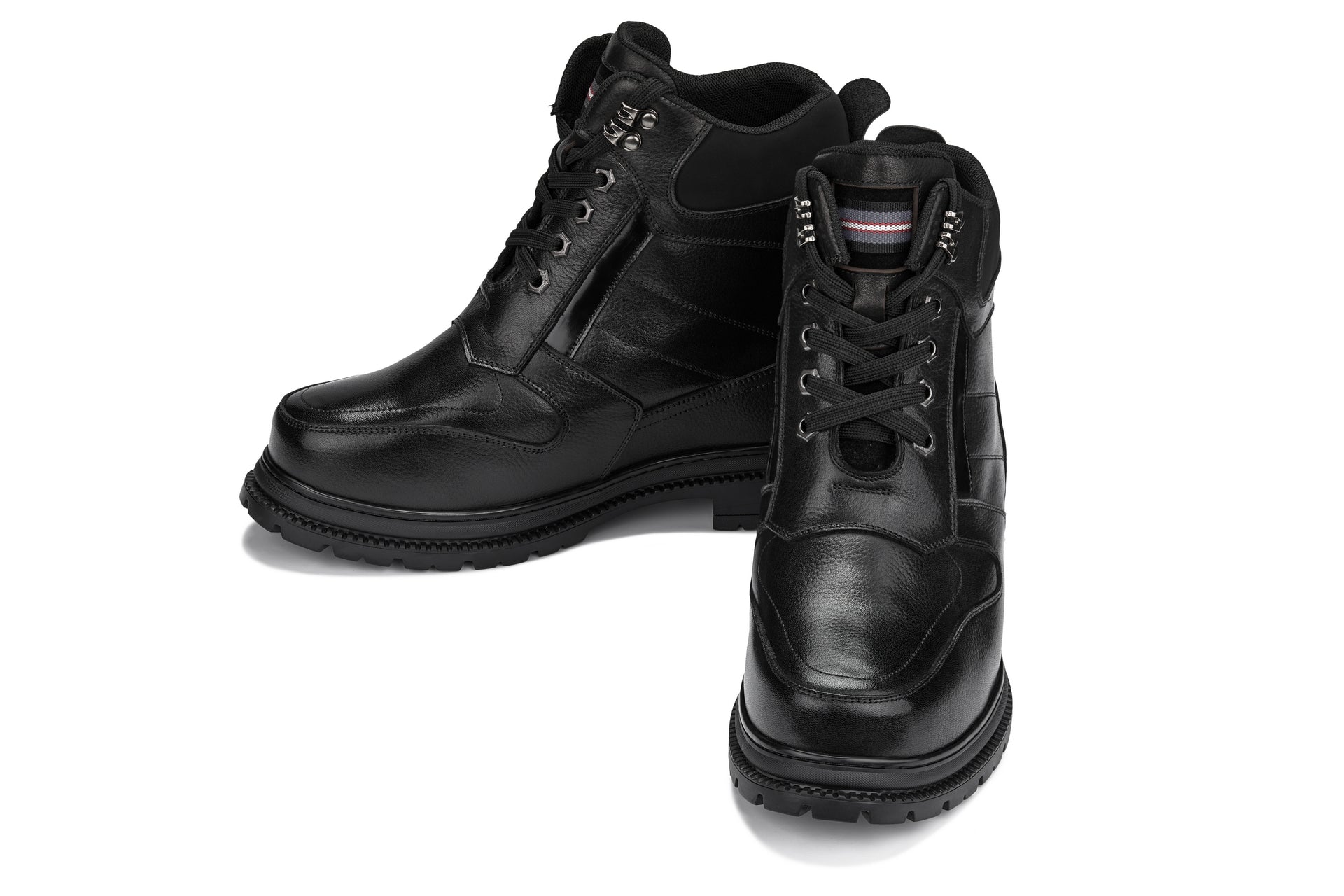 CALDEN Black 5.2" Taller Men's Elevator Boots K881805