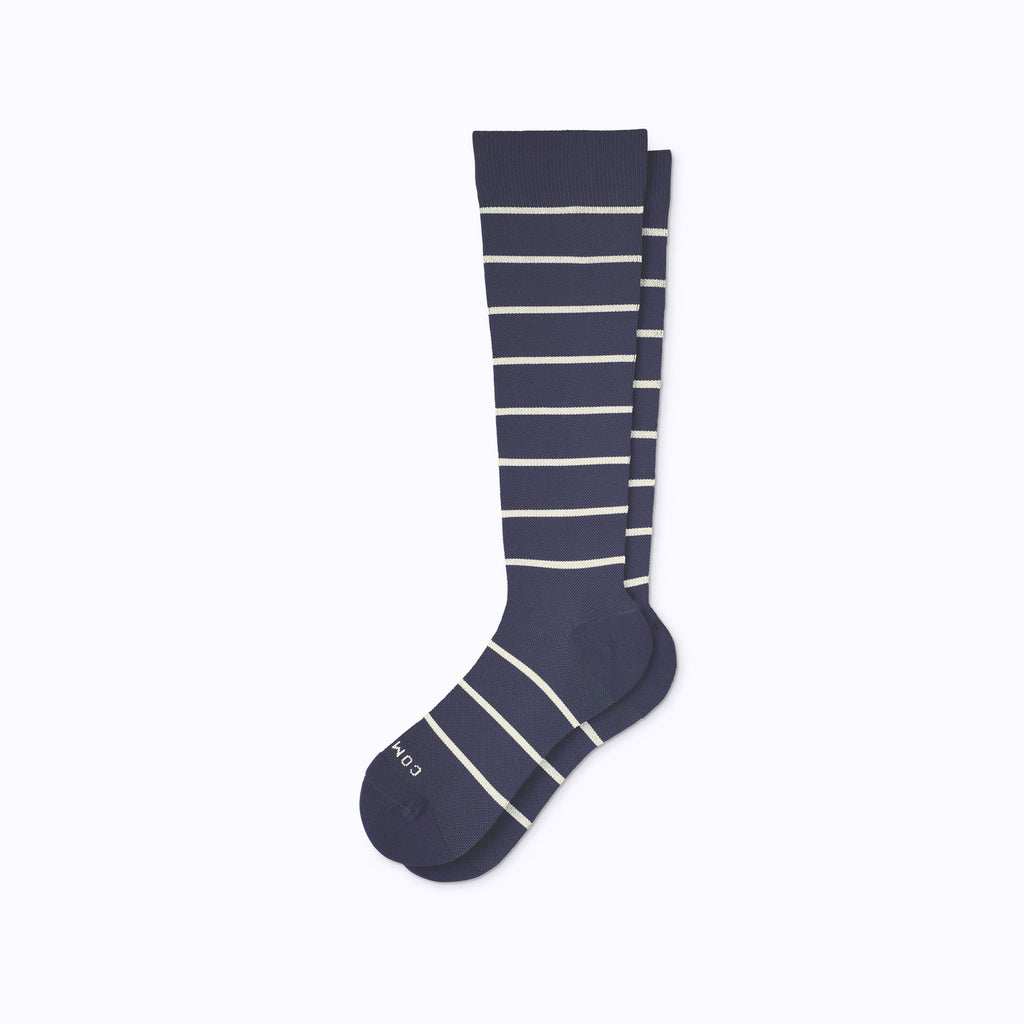 Knee-High Compression Socks - Stripes