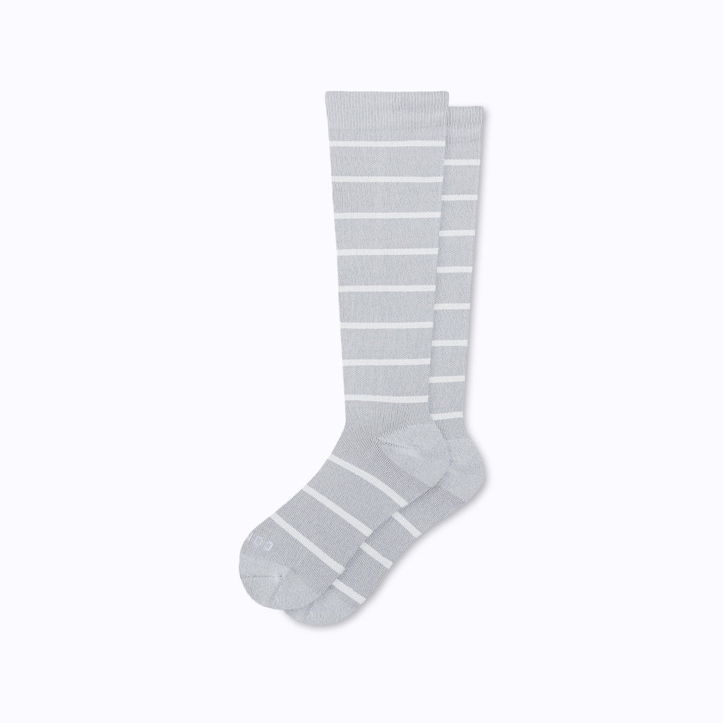 Knee-High Compression Socks - Stripes (20-30 mmHg)