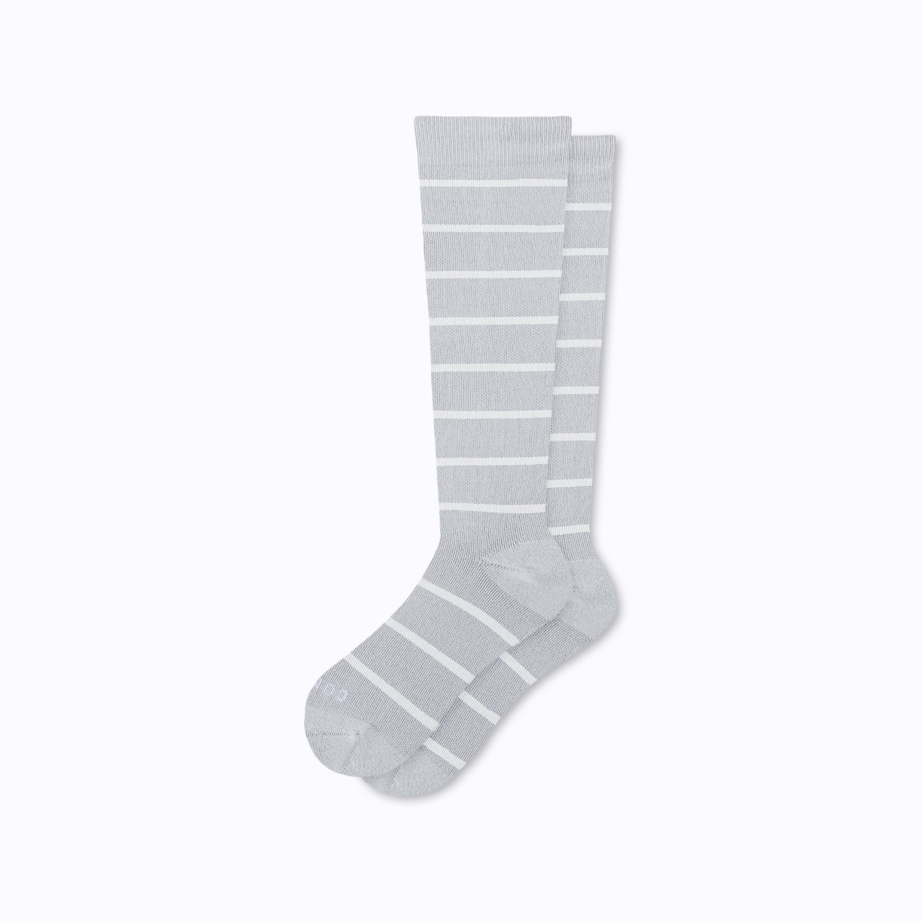 Knee-High Compression Socks - Stripes (20-30 mmHg)