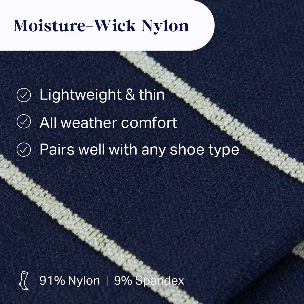 Knee-High Compression Socks - Stripes