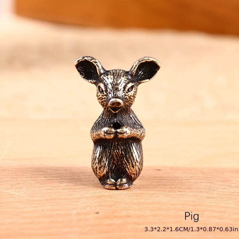 Mini Metal Incense Stick Holder | Chinese Zodiac Animal Incense Burner