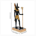 Anubis Statue Egyptian God of Death Mummy Sculpture Resin Figurine Home Office Decor Gift for Mythology Lovers Halloween Gift