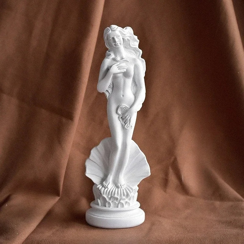 Birth of Venus Resin Statue Botticelli Inspired Greek Goddess Sculpture Roman Mythology Decor Classic Art Figure for Home Desk