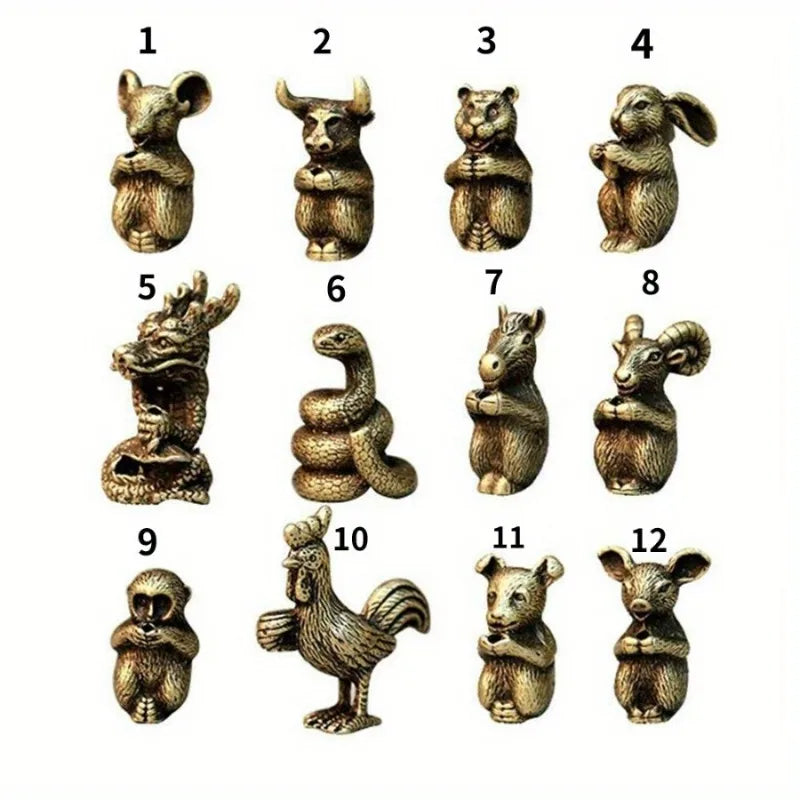 Mini Metal Incense Stick Holder | Chinese Zodiac Animal Incense Burner