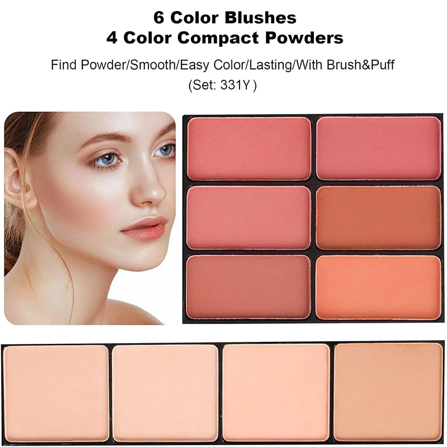 58 Professional Makeup Kit With Eyeshadow Blusher Concealer Mirror