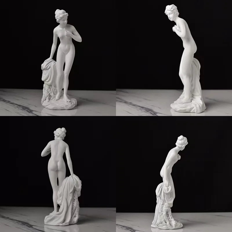 Birth of Venus Resin Statue Botticelli Inspired Greek Goddess Sculpture Roman Mythology Decor Classic Art Figure for Home Desk