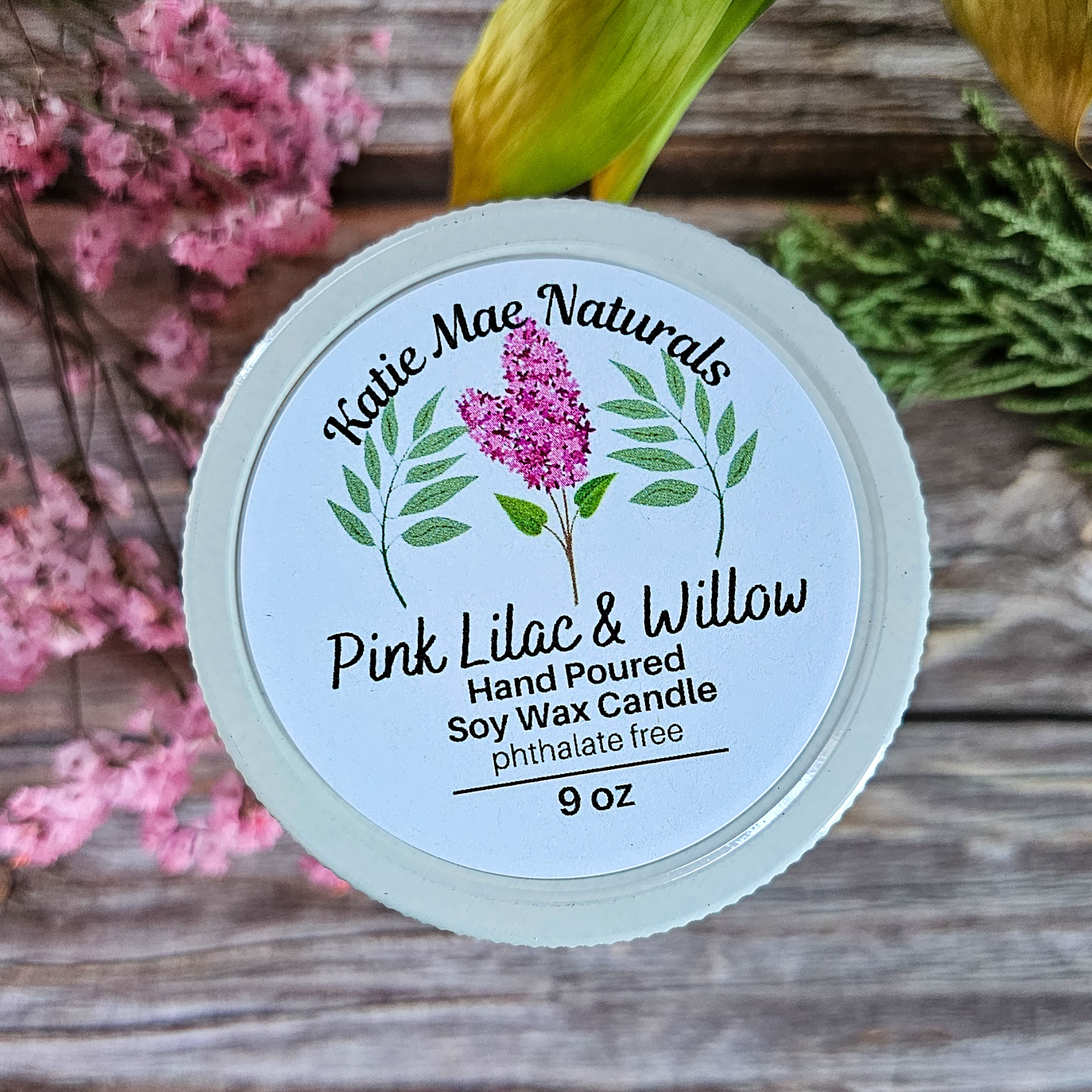 Ostara Ritual Candle – Lilac Spring Soy Candle for Renewal, Growth & Spring Equinox Rituals