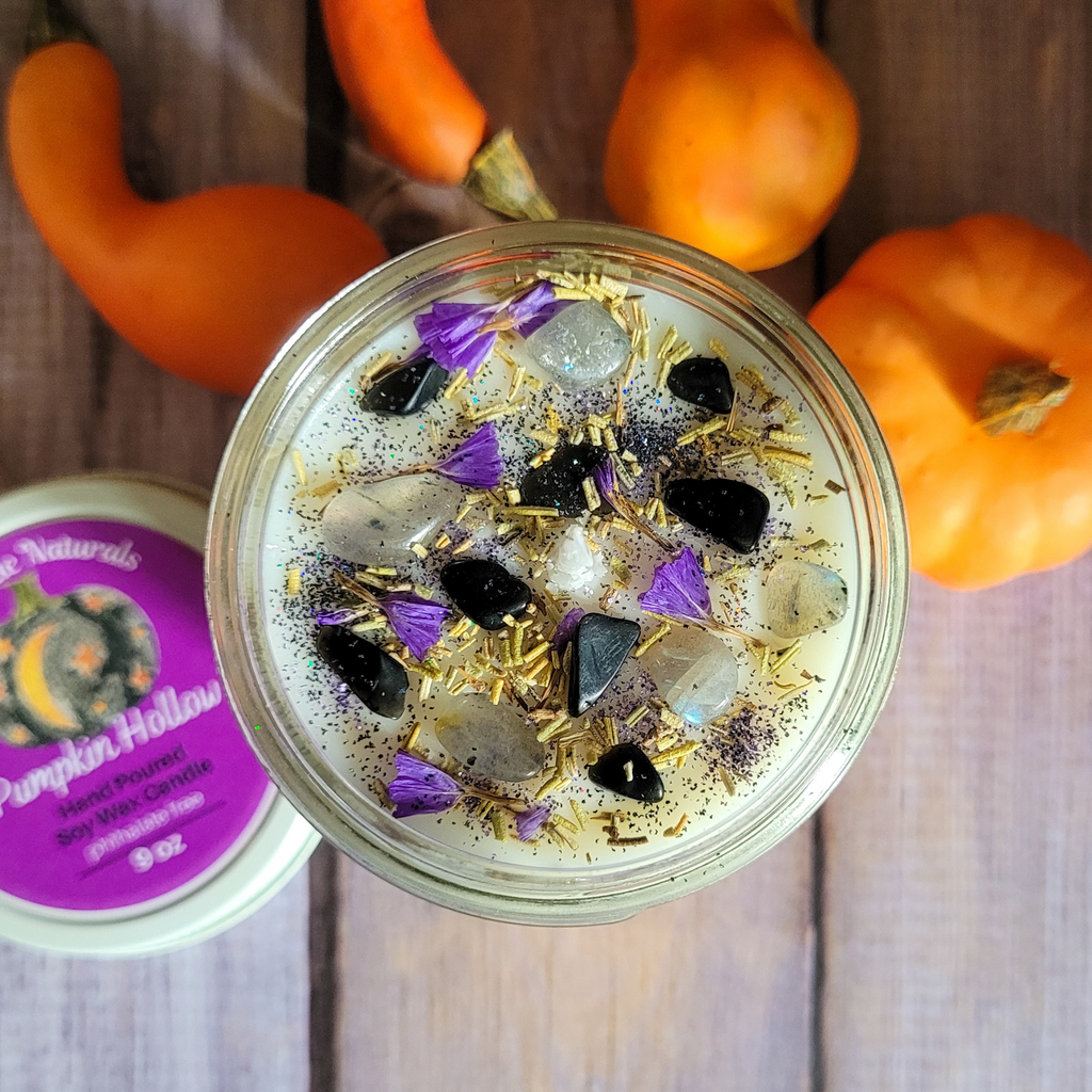 Samhain Ritual Candle – Pumpkin Spice Soy Candle for Protection, Reflection & Autumn Rituals