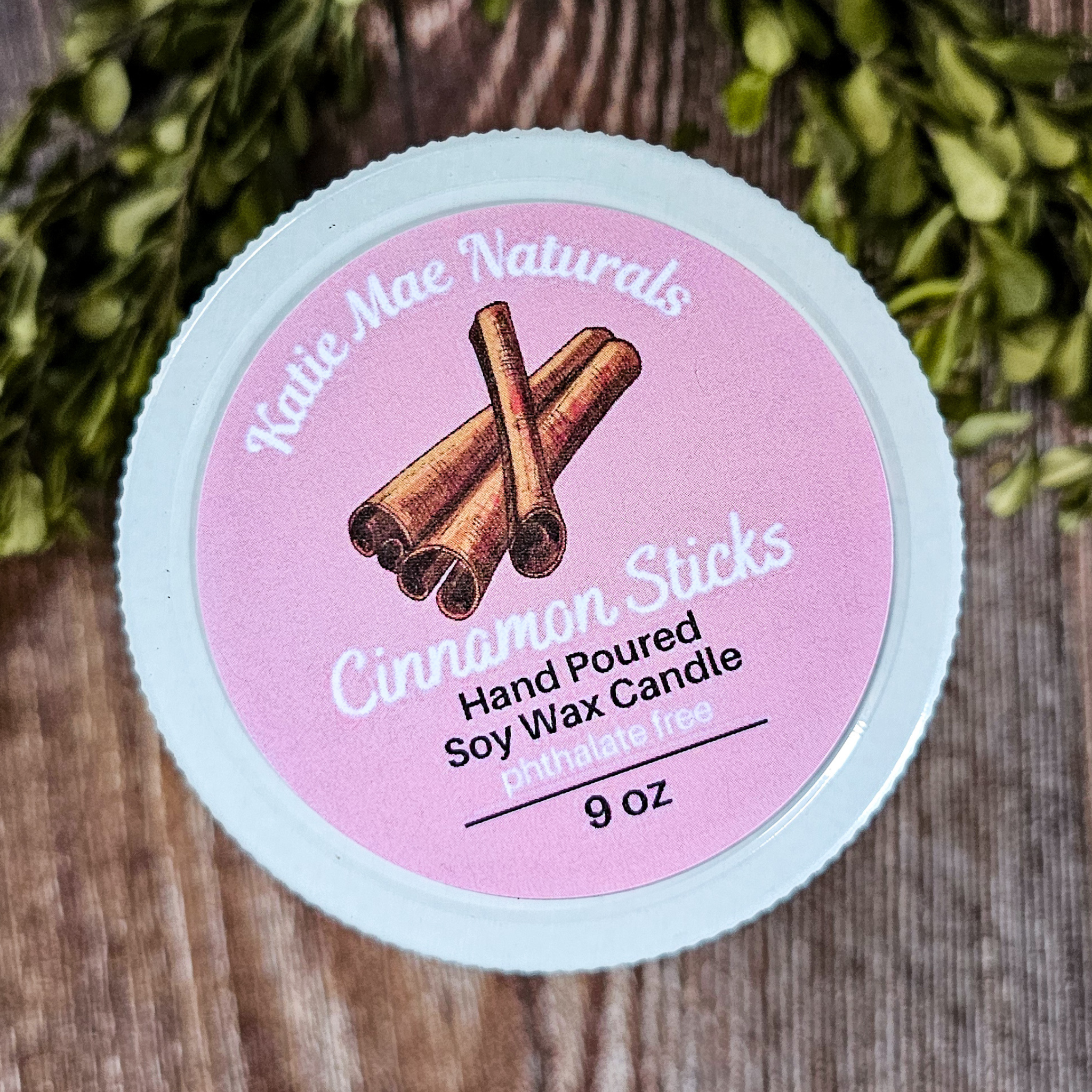 Imbolc Ritual Candle – Cinnamon Spice Soy Candle for Renewal, Cleansing & New Beginnings