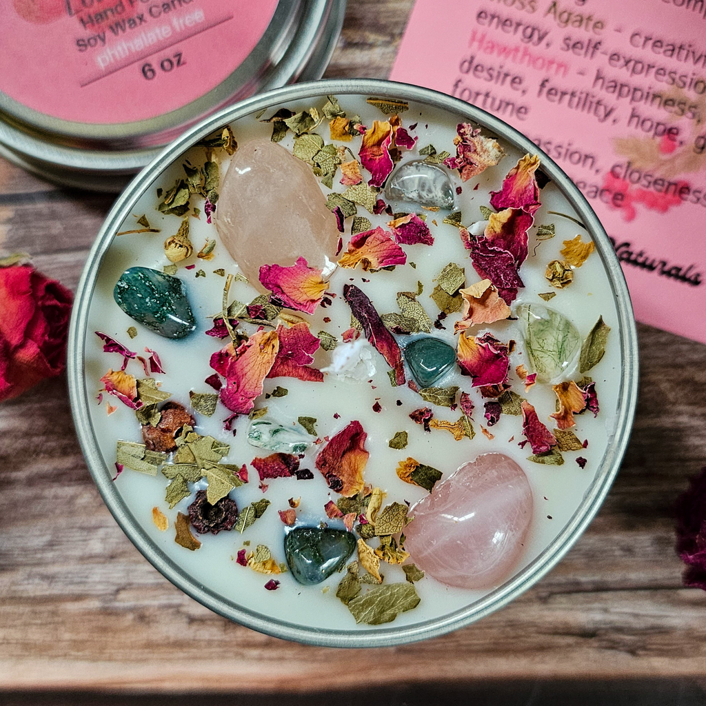 Beltane Ritual Candle – Honey Vanilla Floral Soy Candle for Passion, Love & Spring Renewal