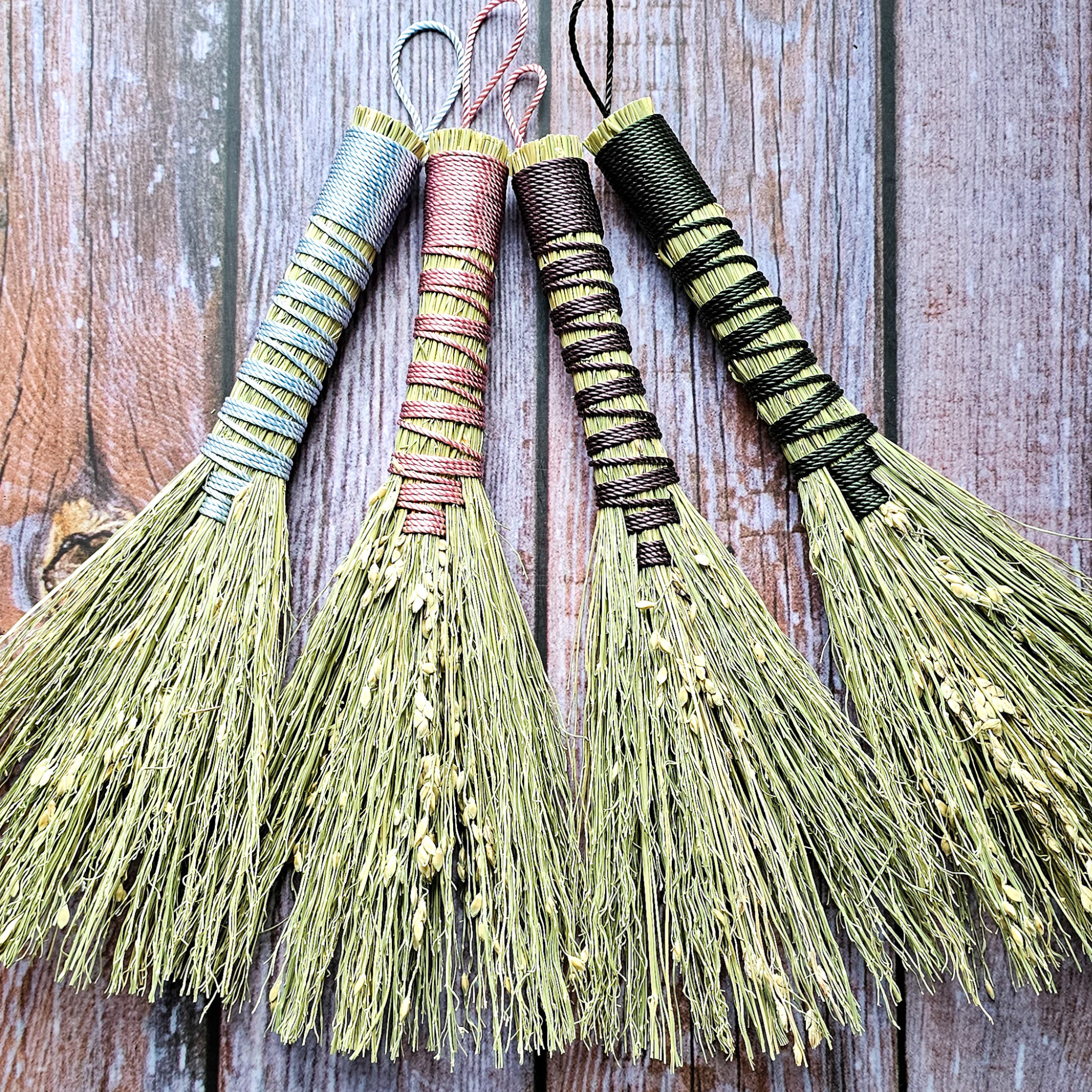 Mini Altar Broom - Handmade Hawktail Whisk Broom