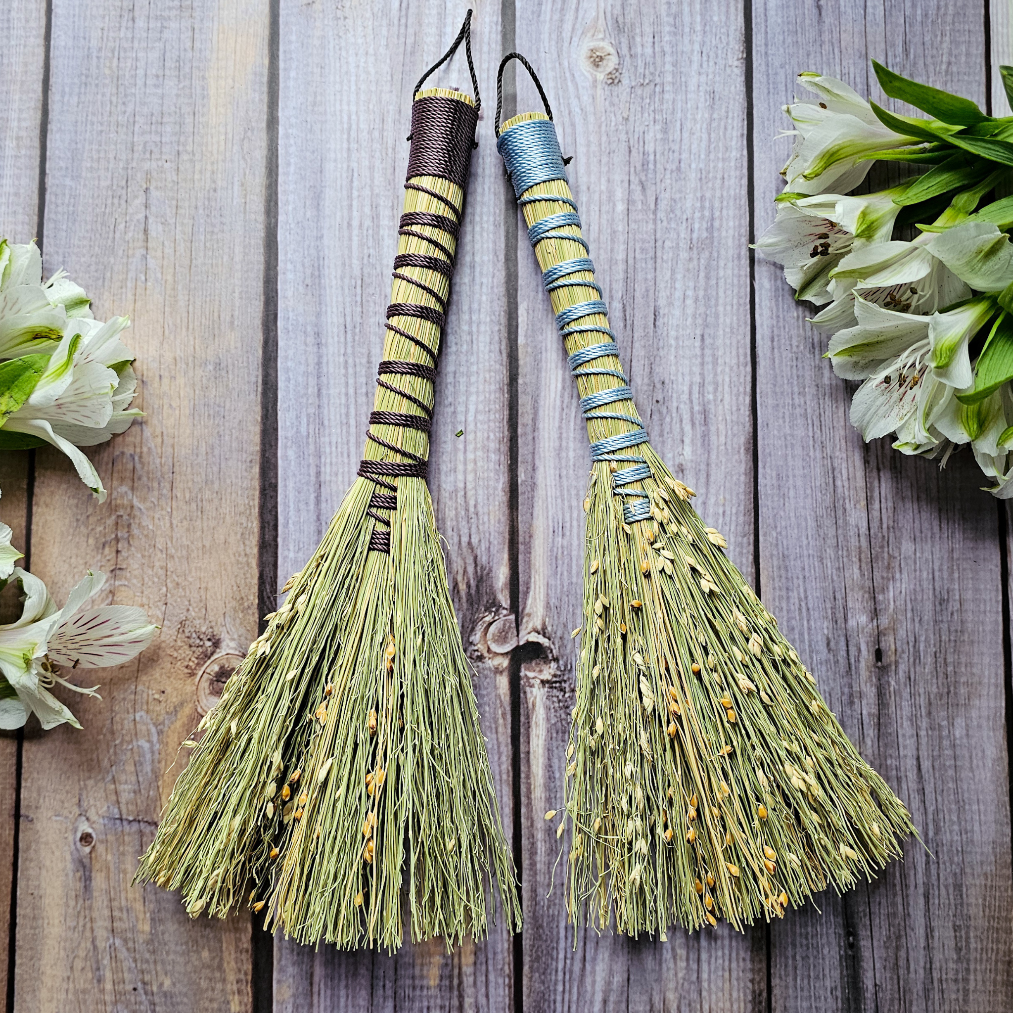 Mini Altar Broom - Handmade Hawktail Whisk Broom