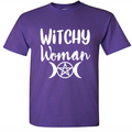 Witchy Woman Unisex Shirt Tee Horror Halloween Metaphysical