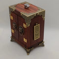 Solid Wood Buddhist Shrine Cabinet – God of Wealth & Guanyin Altar Table